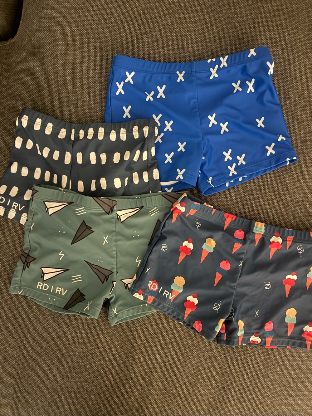 Rad Rev Littles Boy Swimsuit Shorties Trunks